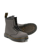 Stivali per bambini Dr. Martens Kids grigi con lacci 41481020 1460 GUNMETAL Dr martens kids 
