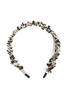 Cerchietto per bambina Bonpoint beige con ruches P05GHAW00002 599 BONPOINT 