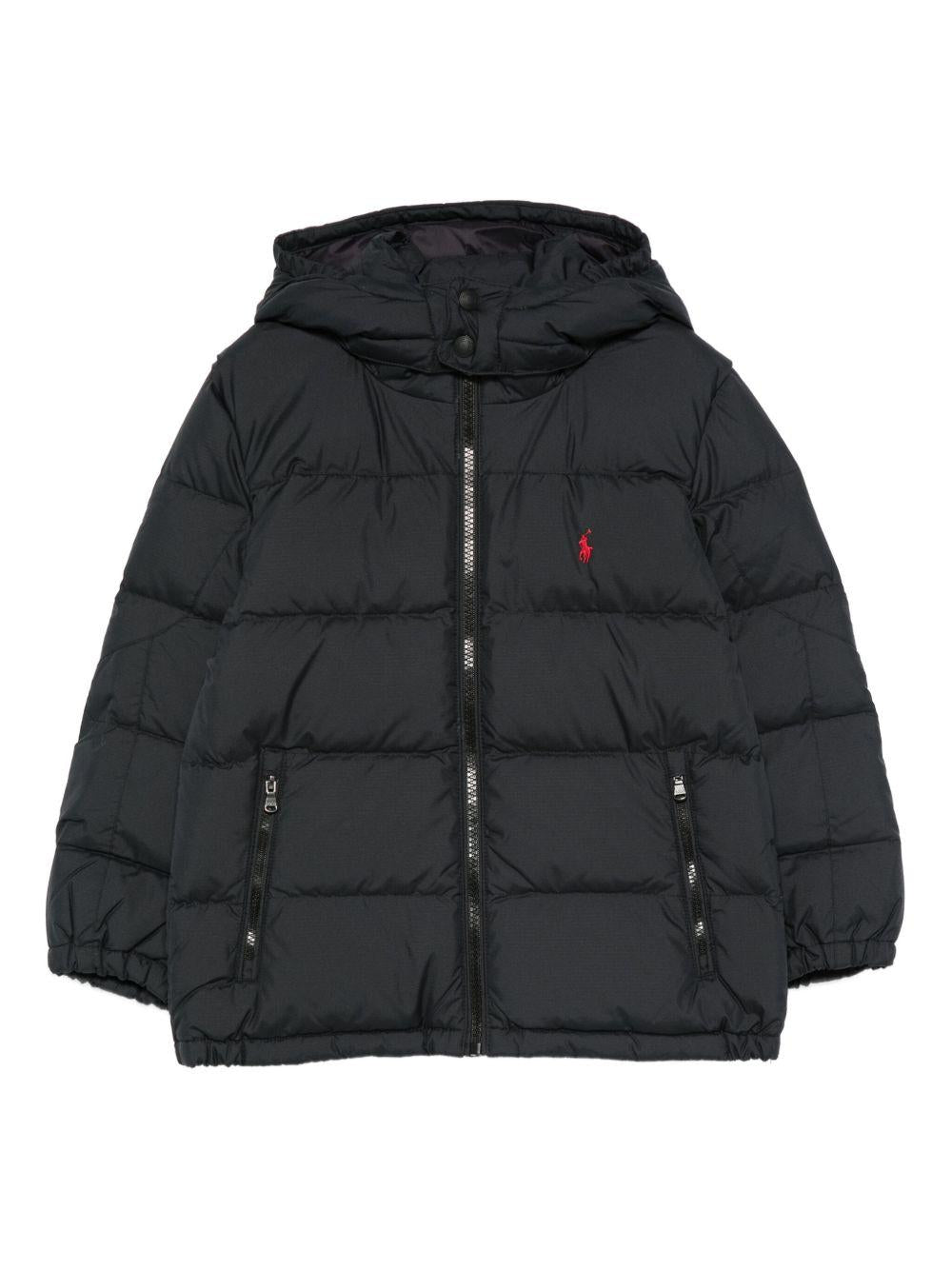 Giubbino per bambino Polo Ralph Lauren Kids nero con design trapuntato 322969861 001 Ralph Lauren kids 