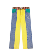 Jeans per bambino Bobo Choses in denim con design color-block B125AC087 991 BOBO CHOSES 