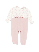 Tutina per neonata La Stupenderia rosa con stampa floreale 1TBTT08 M48 LA STUPENDERIA 