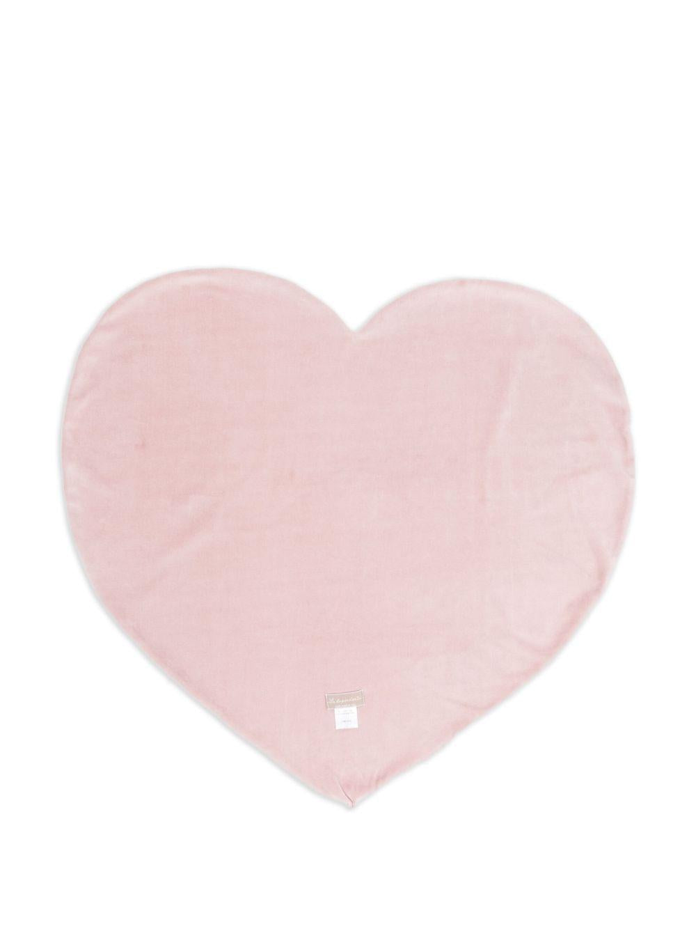 Coperta per neonata La Stupenderia bianca a forma di cuore 1TBCO12 L23 LA STUPENDERIA 