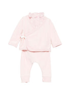 Set tutina e cardigan per neonata Petit Bateau rosa con motivo a cuori A0EKX 01 PETIT BATEAU 