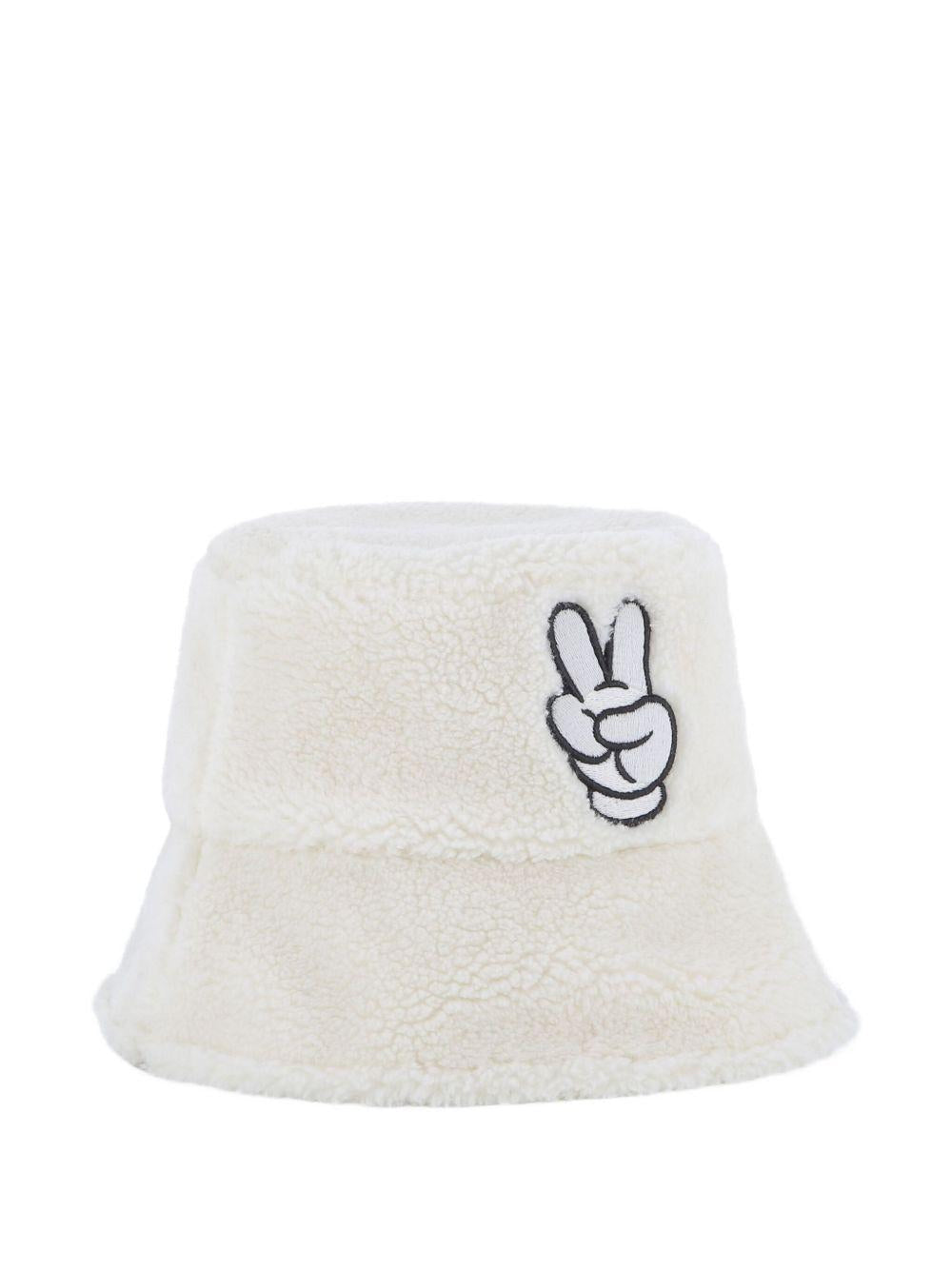 Cappello per bambini Marc Jacobs Kids x Disney Mickey Mouse bianco bucket W60709 126 THE MARC JACOBS KIDS 