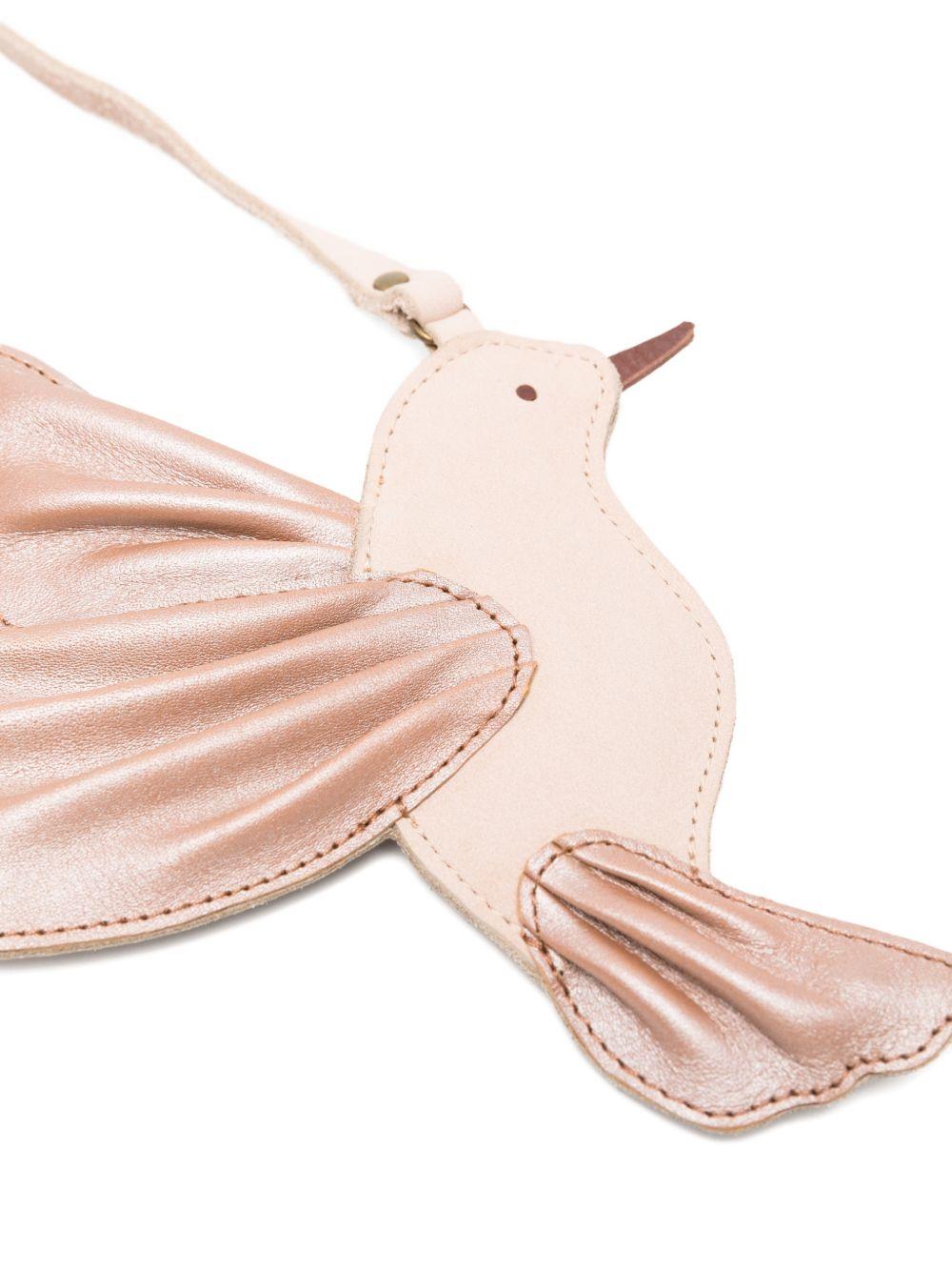 Borsa a tracolla per bambina Donsje rosa con applicazione di uccelli 5003051 NL10J DONSJE 