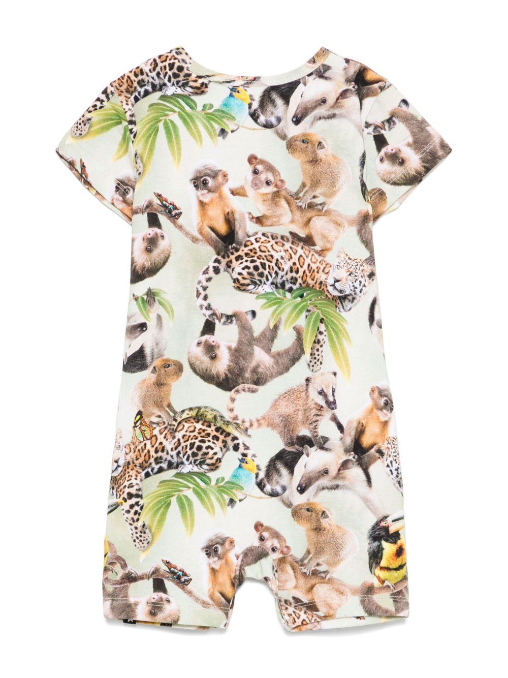 Tutina per neonato Molo Finn multicolore con stampa grafica all-over 6S25B402 9292 MOLO 