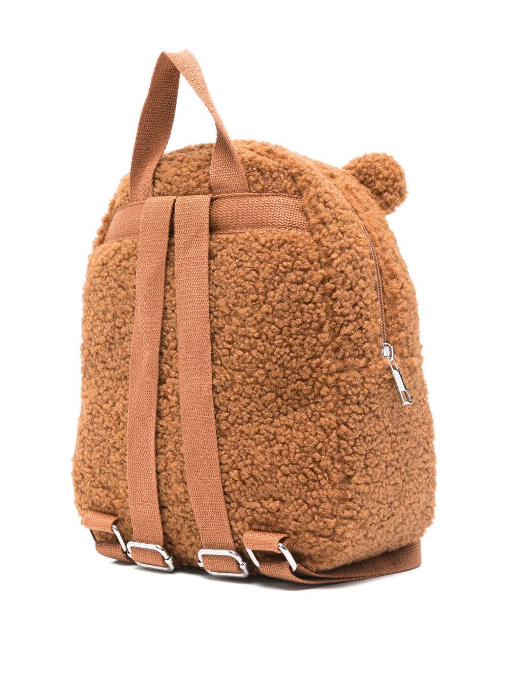 Zaino per bambini MC2 Saint Barth Kids marrone con design Teddy Bear PLU0002 01697I MC2 ST. BARTH KIDS 