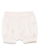 Pantaloncini per neonato Donsje Carson beige con ricamo all-over 3029806 00001 DONSJE 