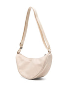 Borsa a spalla per bambina Molo Crescent beige con chiusura superiore con zip 7S25V109 8787 MOLO 