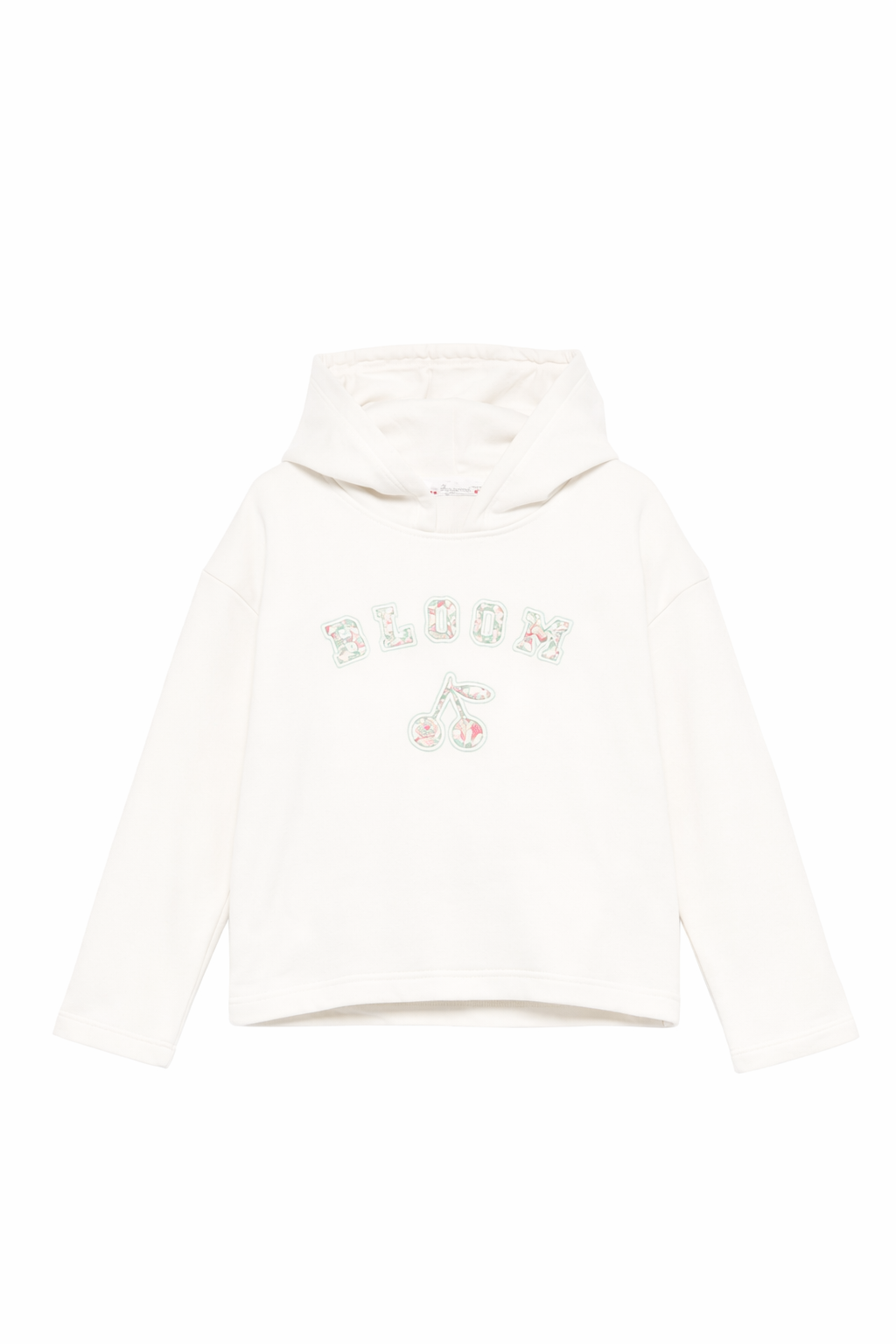 Felpa Carmine per bambina Bonpoint bianco con dettagli ricamati sul davanti S06GSWK00008 108 BONPOINT 