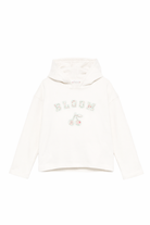 Felpa Carmine per bambina Bonpoint bianco con dettagli ricamati sul davanti S06GSWK00008 108 BONPOINT 