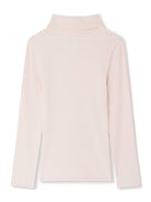 T-shirt per bambina Bonpoint Tahiti rosa con motivo a coste W04GTSK00003 023 BONPOINT 