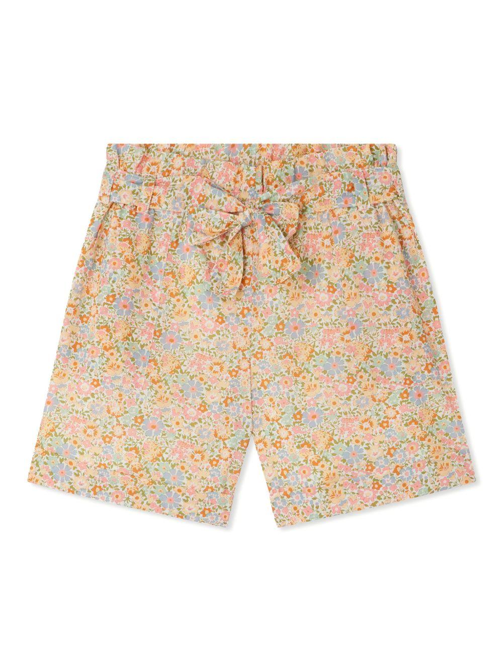 Shorts per bambina Bonpoint Elmie multicolore con stampa a fiori S05GBEW00009 525C BONPOINT 
