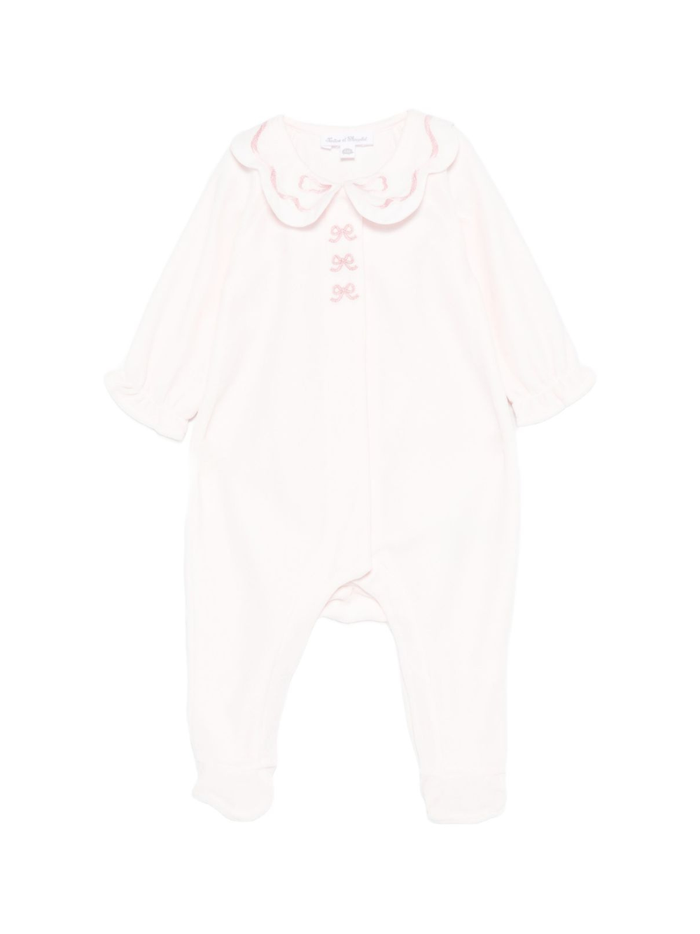 Tutina per neonata Tartine Et Chocolate rosa con colletto smerlato CB54040 31 TArtine & Chocolat 