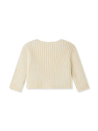 Cardigan Esil per neonata Bonpoint beige con scollo rotondo S05ZCAK00009 031 BONPOINT 