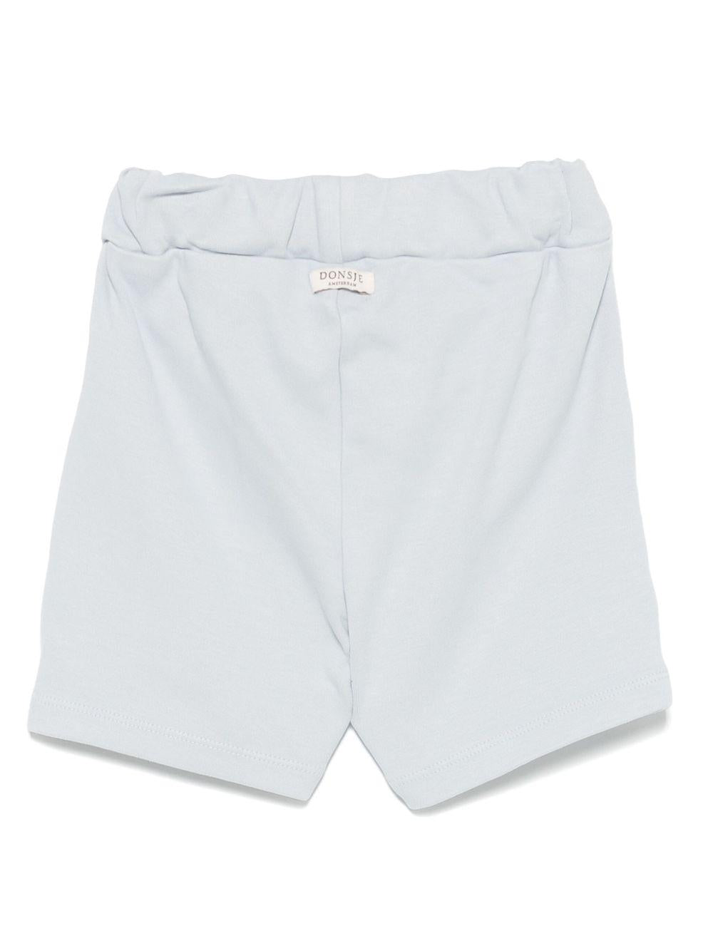 Shorts per neonato Donsje Ithri grigio con motivo con ricamo 4096003NB 00060 DONSJE 