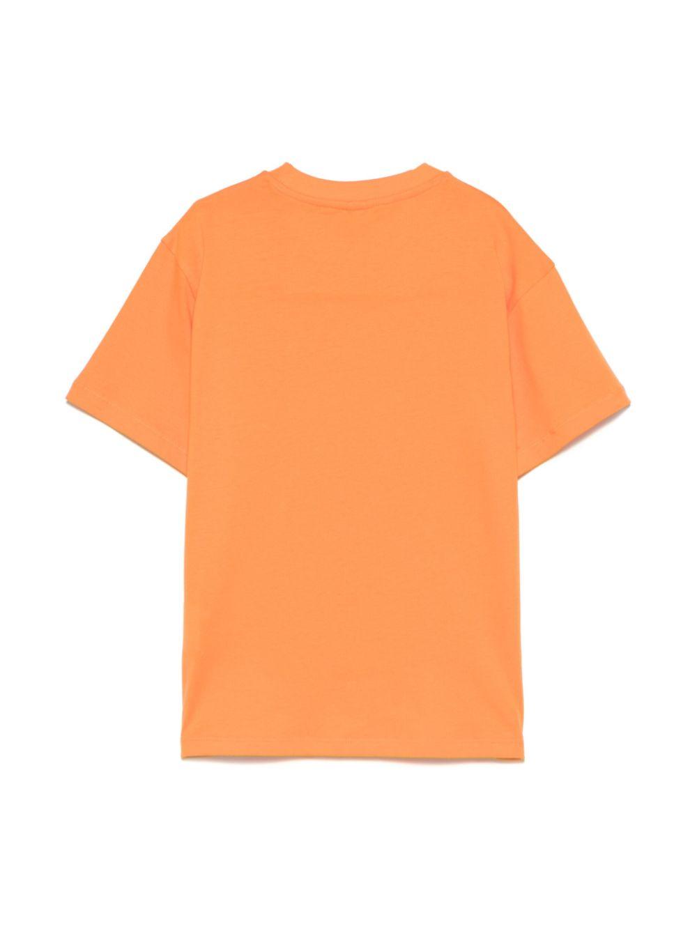 T-shirt per bambino Stella McCartney Kids arancione con stampa animazione TW8Q01 Z0434 442 STELLA McCARTNEY KIDS 