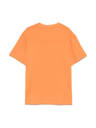 T-shirt per bambino Stella McCartney Kids arancione con stampa animazione TW8Q01 Z0434 442 STELLA McCARTNEY KIDS 