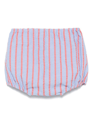 Mariella Ferrari baby girl's blue striped shorts