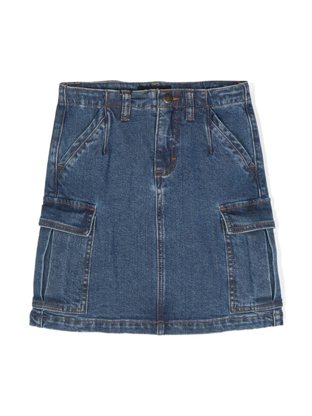 Gonna denim Belli per bambina Molo blu con passanti 2W24D113 5377 MOLO 