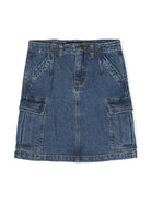 Gonna denim Belli per bambina Molo blu con passanti 2W24D113 5377 MOLO 