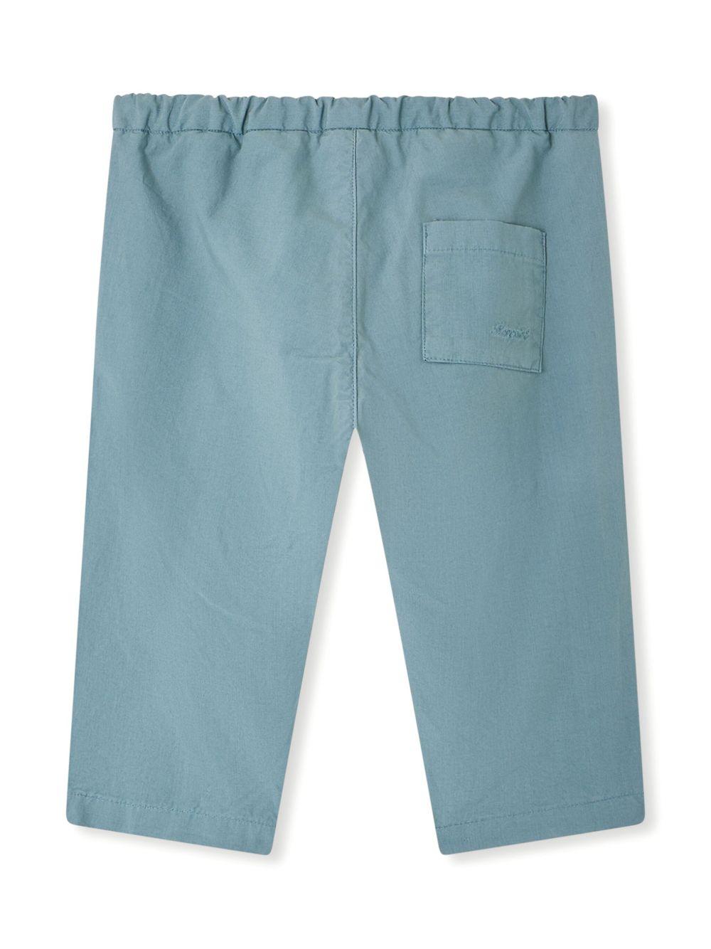 Pantaloni Bandy per neonato Bonpoint blu con vita elasticizzata S05OPAW00001 016 BONPOINT 