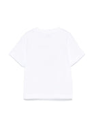 T-shirt con stampa per neonato Il Gufo bianco con orlo dritto P25TS480MF001 156 IL GUFO 