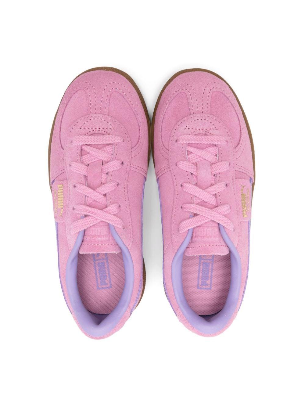Sneakers per bambina Puma Kids Palermo rosa con logo laterale e sul tallone 397273 12 PUMA KIDS 