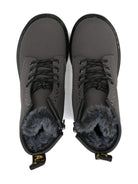 Stivali per bambini Dr. Martens Kids grigi con lacci 41481020 1460 GUNMETAL Dr martens kids 
