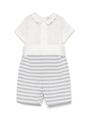 La Stupenderia white baby romper with inserts