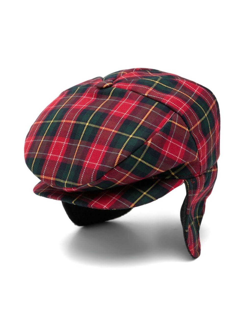 Cappello baker boy tartan per bambino Colorichiari multicolor con tesa curva MN9278473928 30 COLORICHIARI 