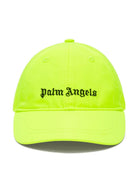 Cappello da baseball con ricamo per bambino Palm Angels Kids giallo con tesa curva PBLB002S25FAB001 6510 PALM ANGELS KIDS 