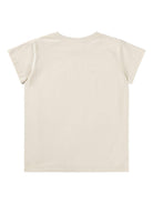 T-shirt Ranva per bambina Molo beige con motivo a cuori 2S26A217 8894 MOLO 