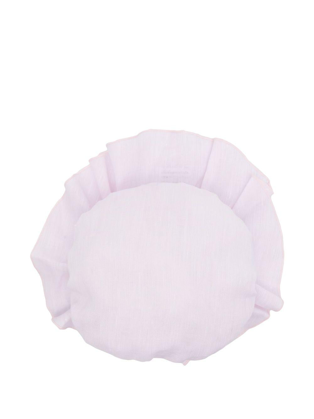 Cappello per neonata La Stupenderia rosa con fascia elasticizzata e corona piatta TBCP58 D33 LA STUPENDERIA 