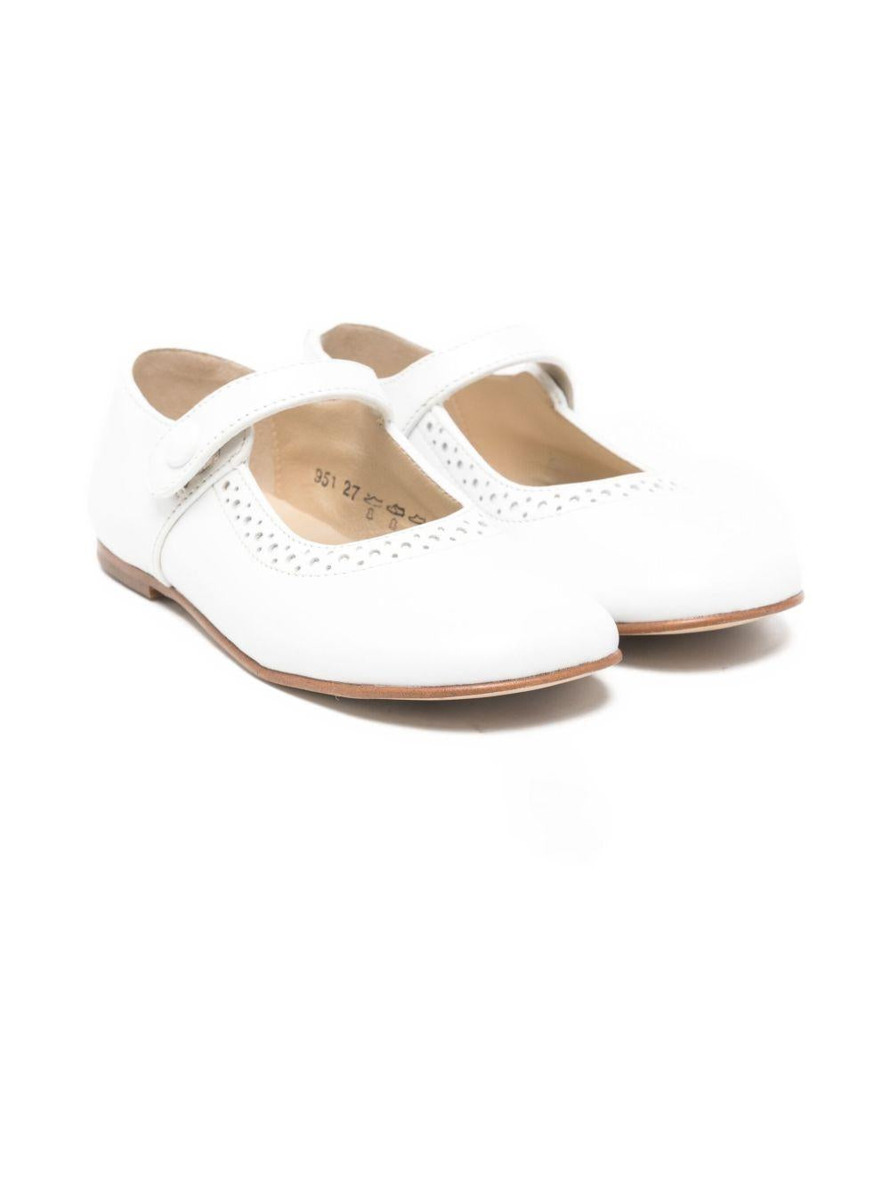 Ballerine per bambina Tartine Et Chocolat bianco con cinturino GA SR04 03 TArtine & Chocolat 
