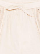 Shorts per bambina ZIMMERMANN Kids Lucky beige con decorazione con punto inglese 3865AS S252 ZIMMERMANN KIDS 