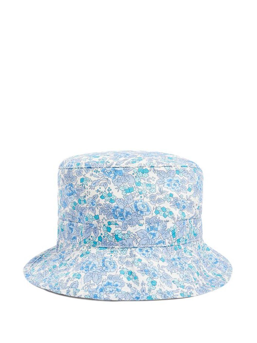 Cappello Piob per neonato Bonpoint blu con stampa a fiori S05ZACW00001 510A BONPOINT 