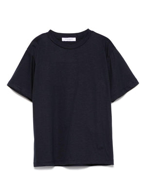 Paolo Pecora Kids blue T-shirt with embroidered logo