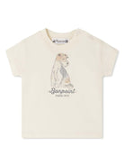 T-shirt Tom per neonato Bonpoint beige con girocollo S05YTSK00006 103 BONPOINT 