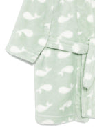 Accappatoio per bambina Petit Bateau verde con motivo a balene A0DS6 01 PETIT BATEAU 