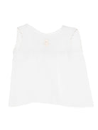 T-shirt per neonata Mariella Ferrari bianca con ricamo orsetto CO19 BURRO MARIELLA FERRARI 