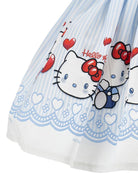 Gonna per bambina Monnalisa Hello Kitty azzurro con stampa 11G704 7606 9958 MONNALISA 