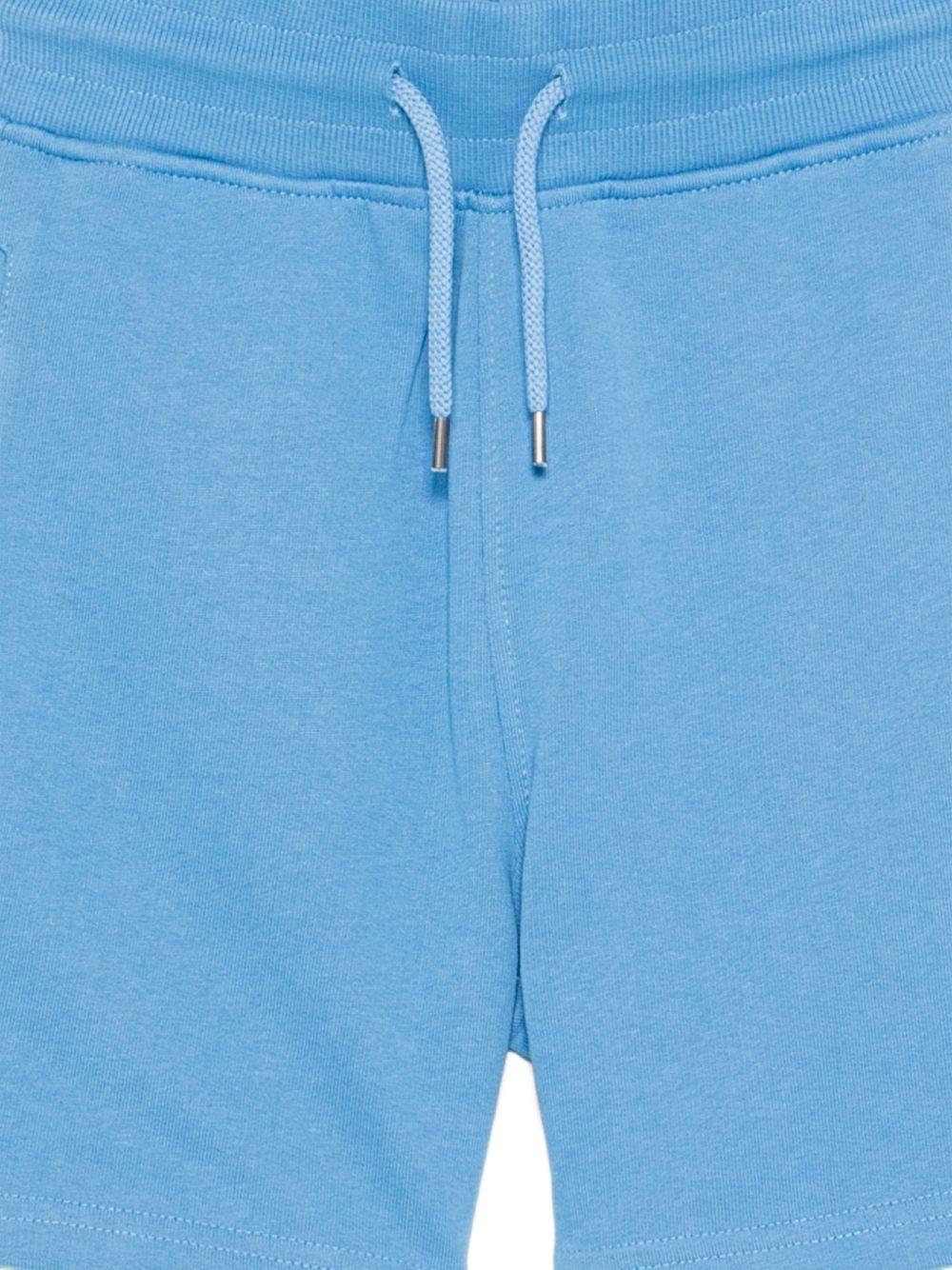 Shorts per bambino Molo azzurro con dettaglio ricamato 6S26H201 5615 MOLO 