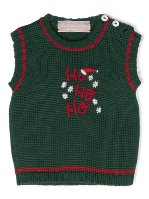 Crew neck top with embroidery