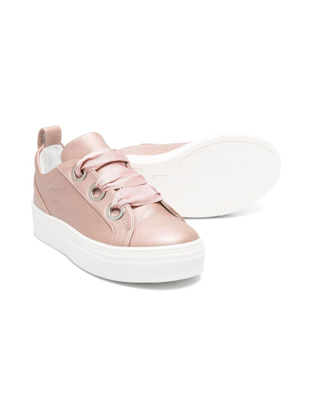 Sneakers per bambina Colorichiari rosa con soletta in pelle con logo FJ958172 4114 82 COLORICHIARI 