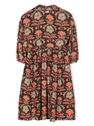 Abito a fiori per bambina Scotch & Soda multicolor con abbottonatura frontale corta 177937 300 SCOTCH&SODA 