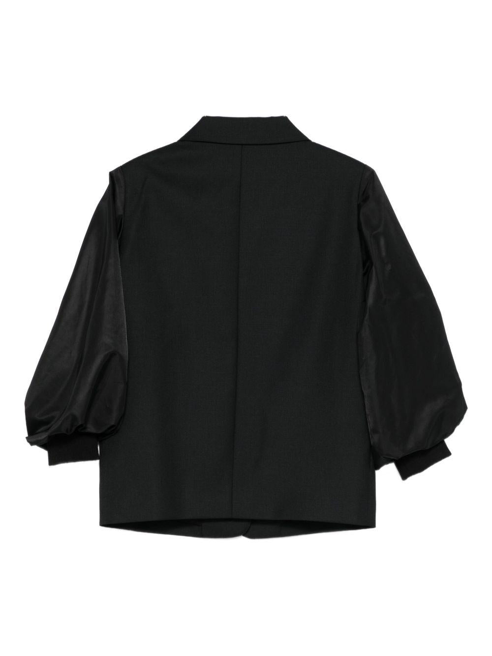 Giacca per bambina Pinko Kids nera con maniche a palloncino KFGC001CML025 N000 PINKO KIDS 