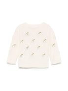 Cardigan Fayana per neonata Bonpoint beige con motivo con ricamo S05XCAK00009 104 BONPOINT 