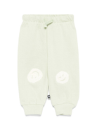 Pantaloni per neonato Molo Simeon verde con motivo smiley 6S25I206 5406 MOLO 