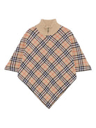 Mantella per bambina Burberry Kids in lana con motivo a quadro 8105823 B9368 BURBERRY KIDS 